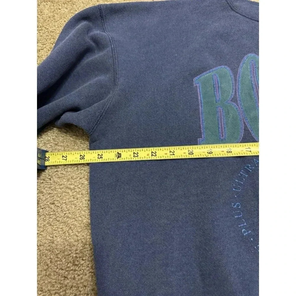 H.L. MILLER VINTGE BOSTON Bostoniensis MCMXC Alumni 1990 Crew Sweatshirt XL USA - Picture 6 of 7
